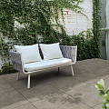 Keramische tegel Limestone Dark 80x80x3 cm