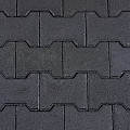 H-verbandsteen 8cm antraciet tops