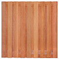Tuinscherm hardhout 19 planks Harlingen 180x180 cm