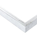 Aluminium daktrimset recht t.b.v. plat dak, maximale dakmaat 605x450 cm