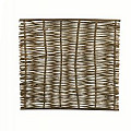 Wilgentenenscherm grof, boven- en onderkant voorzien van latten, 90x180 cm