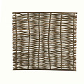 Wilgentenenscherm grof, boven- en onderkant voorzien van latten, 90x180 cm