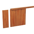 Azobe Hardhouten geschaafde damwand 3.0x20.0x200 cm (werkend 18.5 cm)