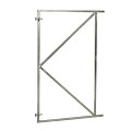Verstelbaar stalen poortframe 90x155 cm, vuurverzinkt
