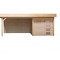 Douglas Topvision Raaf, 298x298 en luifel 300 cm, onbehandeld