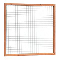 Douglas Betonijzertrellis met maas 7.5x7.5 cm, in raamwerk 4.5x7 cm, 180x180 cm, onbehandeld