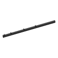 Hillfence metalen paal, inclusief aansluitingset en afdekkap, 6x4x160 cm, zwart