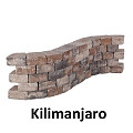 Pilestone Ronde Bloembak 23/17x21,5x10 cm Kilimanjaro
