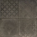 GSB Ceramic Versailles Decor Dark Grey 60x60x3 cm