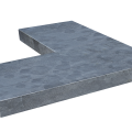Hoek Blue Moon Honed Linea 50-30x50x3 cm