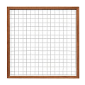 Bangkirai draadscherm 180x180 cm