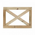 Grenen boerenland deur 75x100 cm