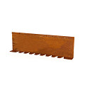 Kantopsluiting Single Flex corten FLG