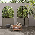 Keramische tegel Betonlook Medium 80x80x3 cm
