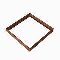 Bloembak Module+ 360x360x28 cm Corten