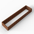 Bloembak Module+ 90x360x28 cm Corten