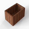 Bloembak Module+ 60x90x42 cm Corten
