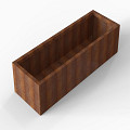 Bloembak Module+ 60x180x42 cm Corten