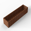 Bloembak Module+ 60x240x42 cm Corten