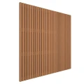 Thermovision Ayous geschaafd latten scherm. recht horizontaal/verticaal. 180x180 cm