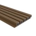 Composiet wand bekleding 2.5x19.6x290 cm Teak