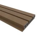 NewTechWood composiet co-extrusie wand bekleding castellation 50 profiel. 2.5x19.6x290 cm Teak