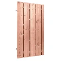 Douglas fijnbezaagde plankendeur op verstelbaar stalen frame, 19 mm, 100x195 cm, onbehandeld.