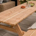Picknicktafel wout, douglas, bladmaat 74x240 cm, onbehandeld.