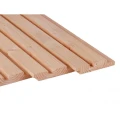 Douglas geschaafd rhombusprofiel 2,7x14,5x400 cm, onbehandeld.