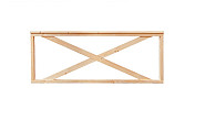 Hekwerk recht douglas type A, 178.5x73 cm, groen geïmpregneerd