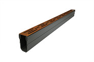 GSB Drain Corten Luxe Rooster 100x6x10 cm