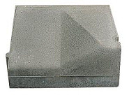 Inritverloopband RWS 115/225x25 cm rechts (DR) grijs