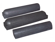 Schampband 21x18x95 tussenstuk grijs