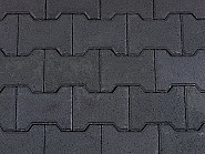 H-verbandsteen 8cm antraciet tops