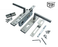 Eurofix deurslot set rvs
