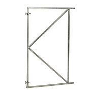 Verstelbaar stalen poortframe 90x155 cm, vuurverzinkt