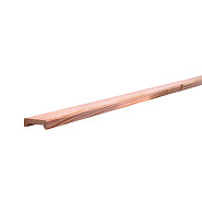 Douglas geschaafde afdeklat met sponning (6x1.2 cm) 2.8x8.5x180 cm, onbehandeld