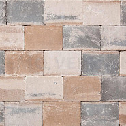 Trommelsteen 15x15x8 cm Mountain