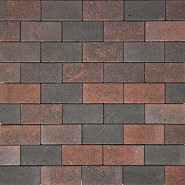 RS Betonklinker 8cm Bruin Zwart