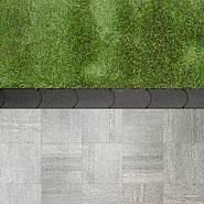 Graskantsteen 22x12x4,5 cm Antraciet