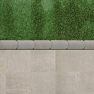 Graskantsteen 33x16x4,5 cm Grijs