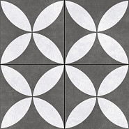 Ceramic Plus Flower Decor 60x60x4 cm