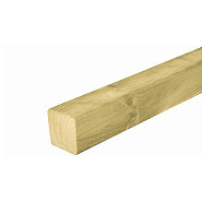Grenen paal 6,8x6,8x300