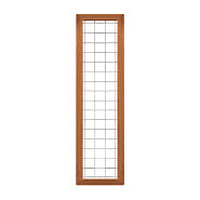 Bangkirai draadscherm 45x180 cm