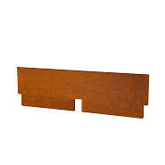 Kantopsluiting Double corten FLG