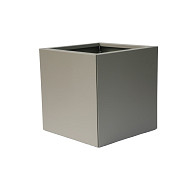 Metalen bloembak taupe
