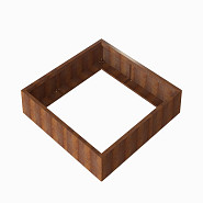 Bloembak Module+ 150x150x28 cm Corten