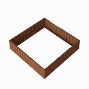 Bloembak Module+ 270x270x42 cm Corten