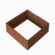 Bloembak Module+ 210x210x56 cm Corten