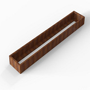 Bloembak Module+ 60x360x28 cm Corten